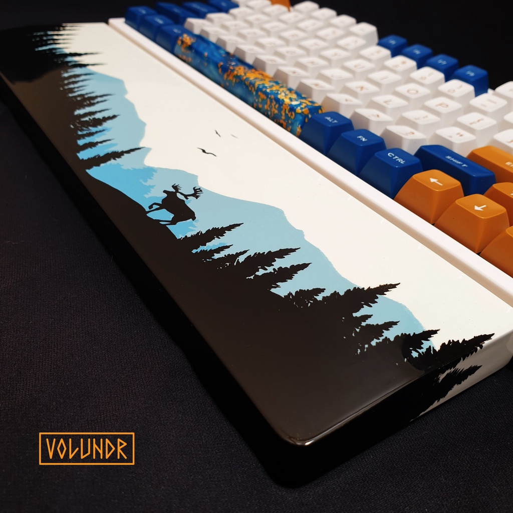 Kê tay bàn phím công thái học đủ kích thước sơn mài thủ công Việt Nam 100% handmade