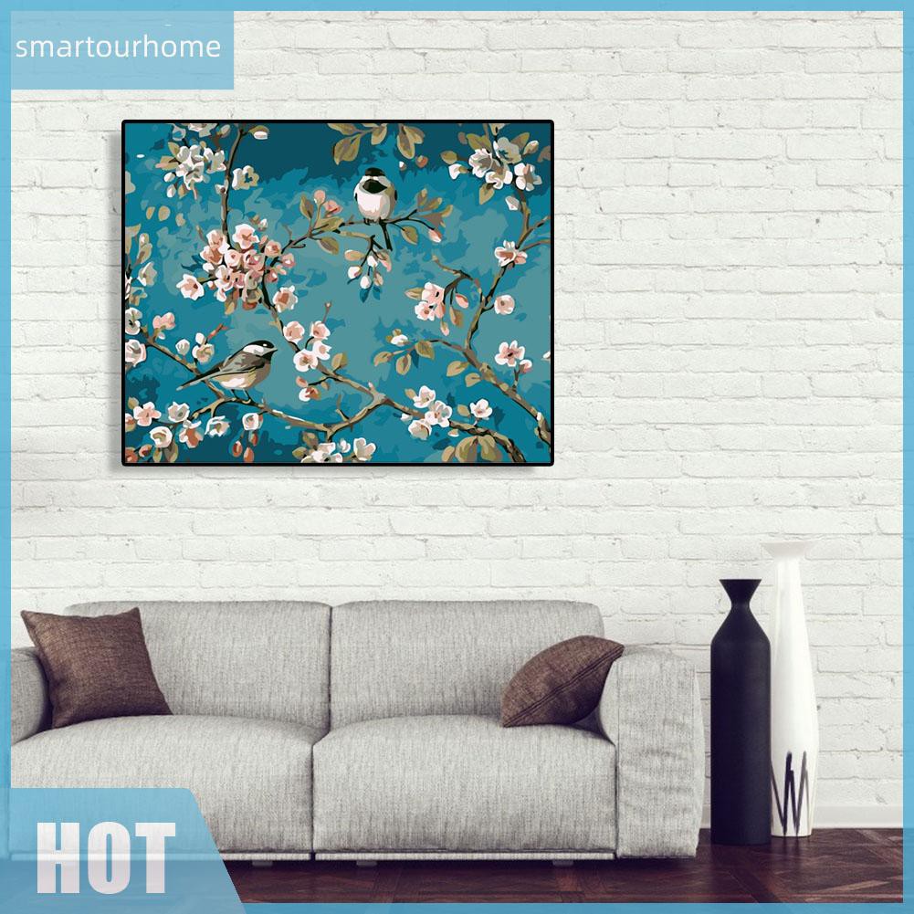 Tranh Sơn Dầu Diy Hình Con Chim