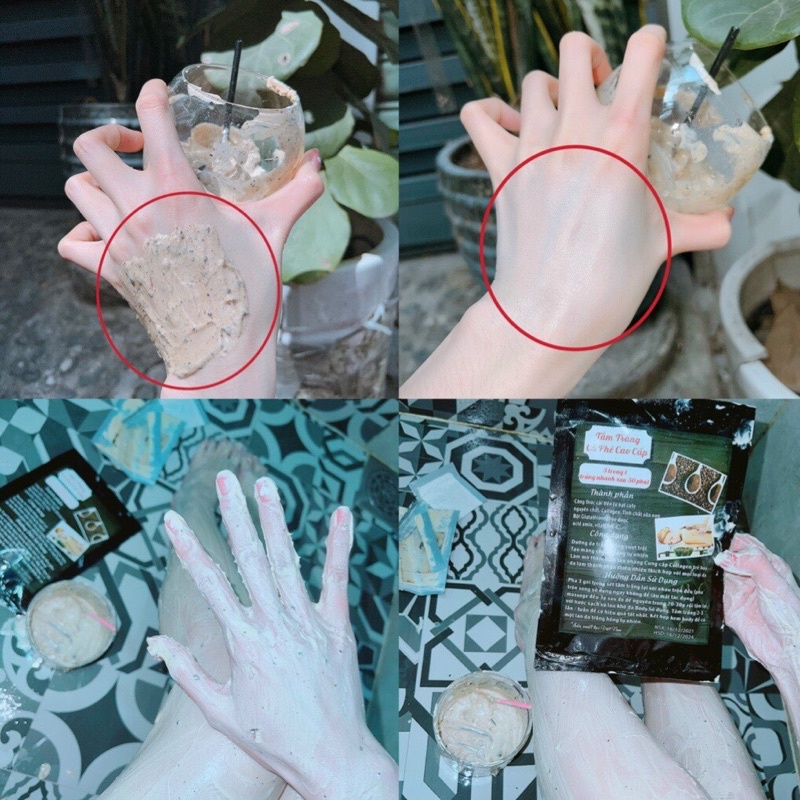Tắm trắng cà phê giúp da trắng hồng lên tone mịn màng, da đều màu- lucicosmetic