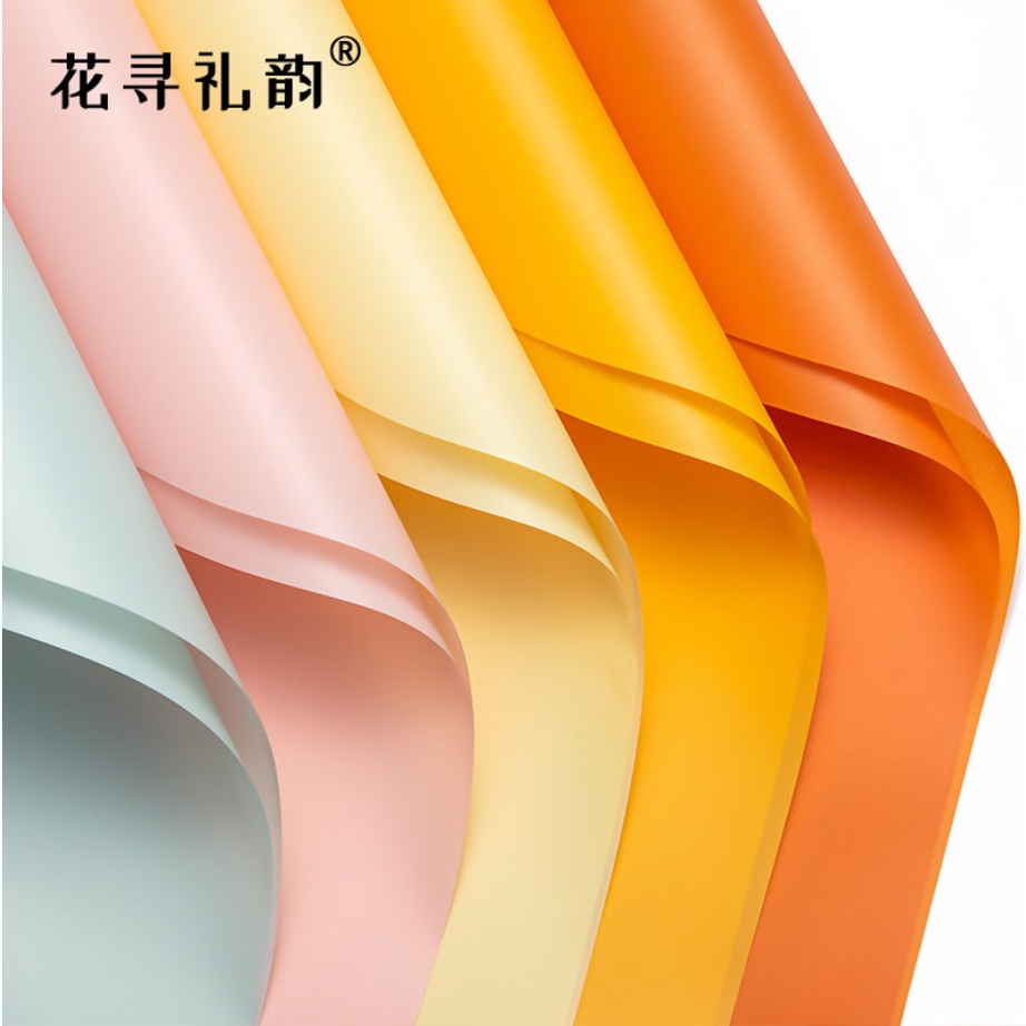 1 Giấy Gói Hoa Màu Sắc Mật Ong Dày Dặn Chống Thấm Nước