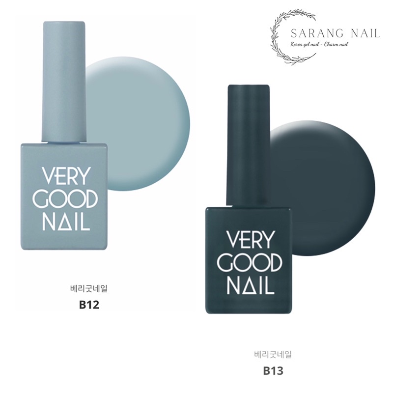 Sơn Very Good Nail chính hãng Hàn Quốc tone Xanh Blue
