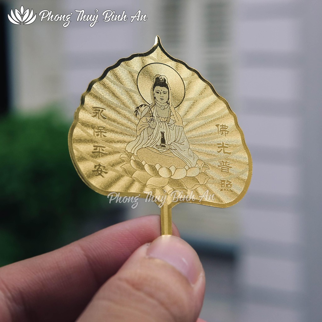 Lá Bồ Đề Mạ Vàng Cầu Tài Lộc May Mắn | BigBuy360 - bigbuy360.vn
