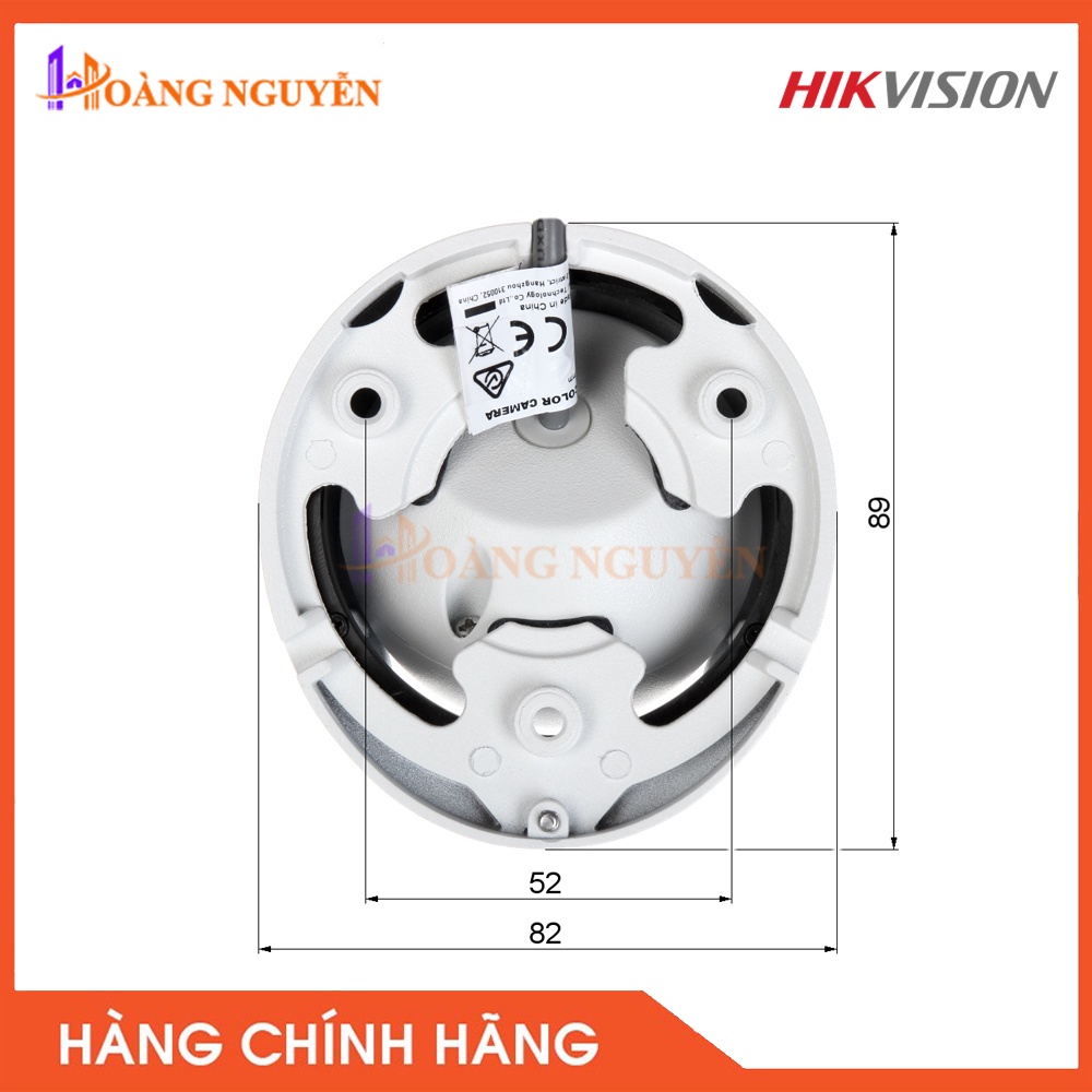 [NHÀ PHÂN PHỐI] Camera Hikvision DS-2CE56D0T-IRM 2MP - Hồng Ngoại Thông Minh, Giảm Nhiễu KTS, Chống Nước Tiêu Chuẩn IP66