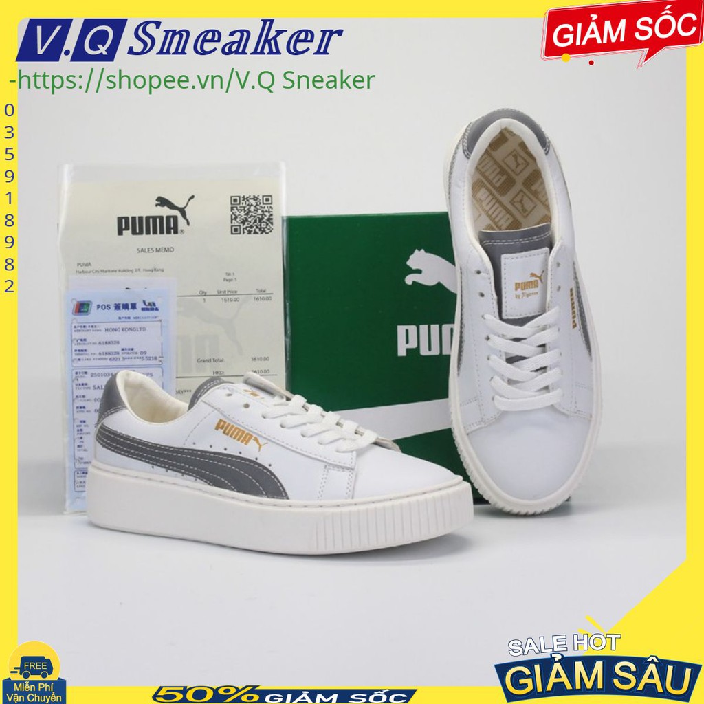 [Video Tận Cảnh - FREE SHIP] 🔥Giày thể thao 𝐏𝐔𝐌𝐀  phản quang cao cấp PPT1 V.Q Sneaker