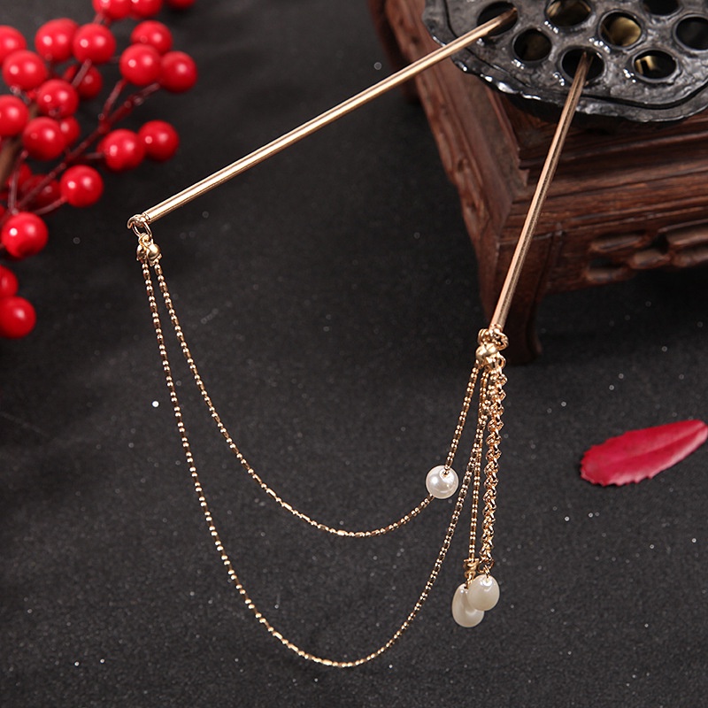 Trâm Cài Tóc Phối Tua Rua Phong Cách Cổ Điển Thời Trang Cho Nữ