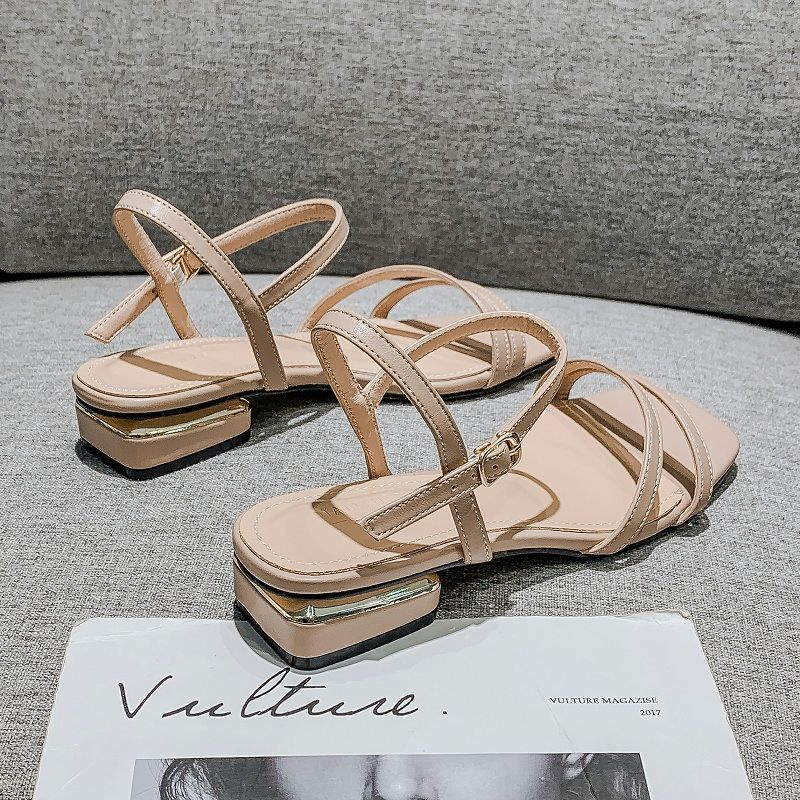 Xăng đan Đế Bệt Thời Trang Mùa Hè Pháp Dành Cho Nữ 2022