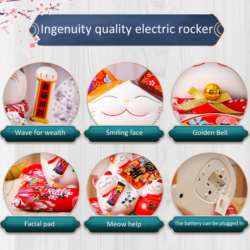 Ống Heo Tiết Kiệm Hình Chú Mèo May Mắn Đáng Yêu