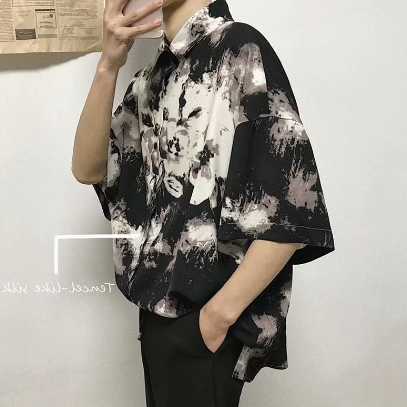 Áo sơ mi tay ngắn thời trang phong cách năng động dành cho nam giới