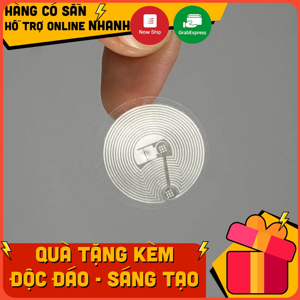 CHIP NFC TAG 213 - TƯƠNG THÍCH NHIỀU LOẠI ĐIỆN THOẠI THÔNG MINH (AMIIBO 21 INLAY 25 MM)