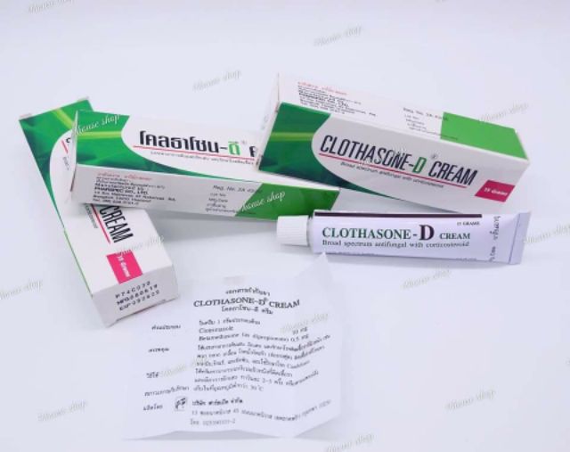 Kem bôi nấm móng tay chân CLOTHASONE-D CREAM 15g Thái Lan