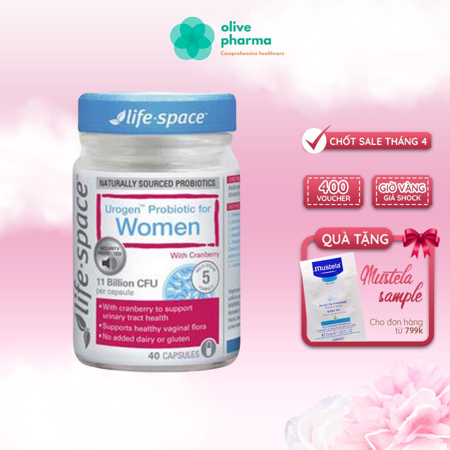 Men Vi Sinh Cho Phụ Nữ Lifespace Women 40 viên