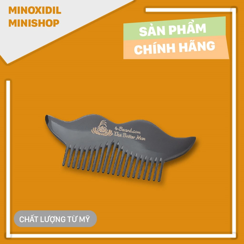 Lược Chải Râu Beard Comb -Sừng Bò Châu Phi