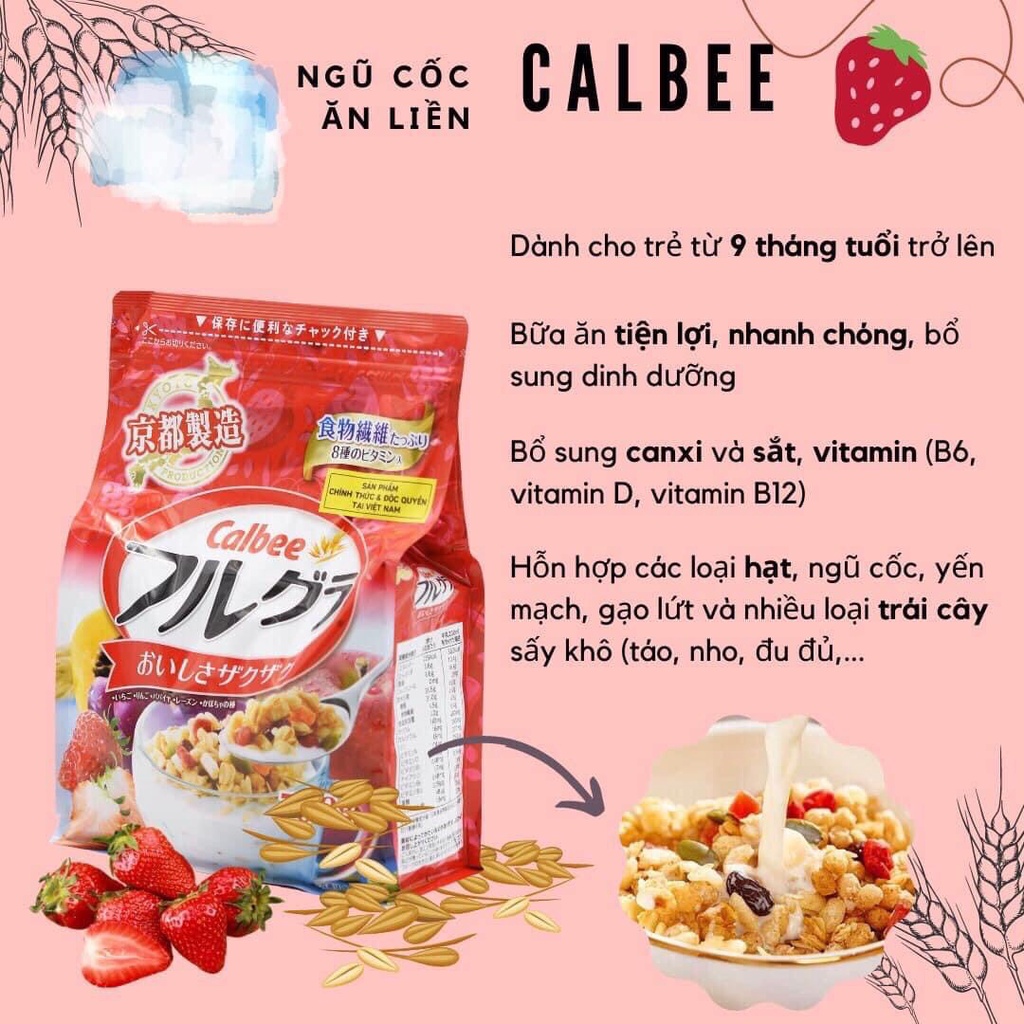 Ngũ cốc Calbee Ăn Kiêng Giảm Cân Nhật Bản ( 750G )