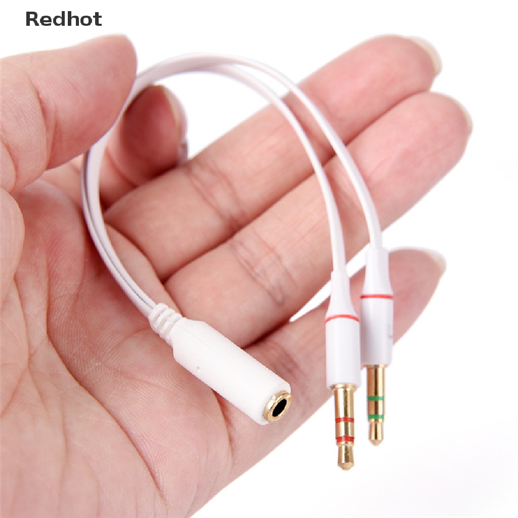 Cáp Chia Âm Thanh Hình Chữ Y Từ Giắc Cắm 3.5mm Sang 2 Cực Dương