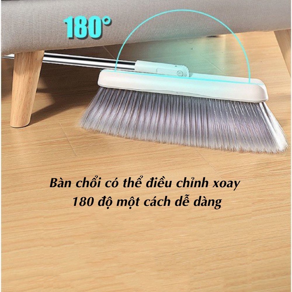 Chổi Quét Nhà Thông Minh 2in1, Chổi Nhựa Kèm Hót Rác Gấp Gọn Tiện Dụng ATILA SHOP