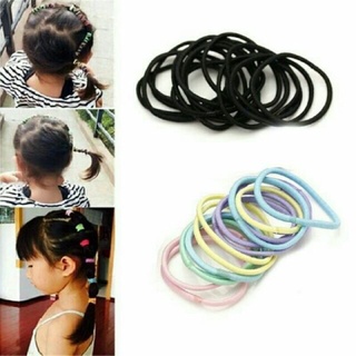 Set 20 sợi thun cột tóc nhiều màu cho bé