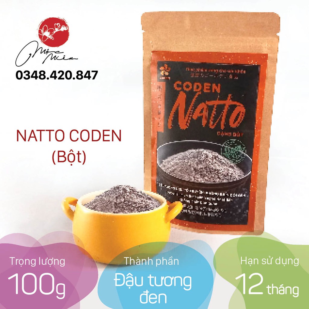 Natto coden đậu tương đen (dạng bột) – Chuẩn giá cty - Thực phẩm vàng cho sức khoẻ