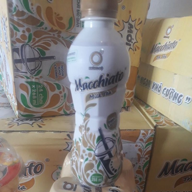 Trà sữa Macchiato 0 độ.