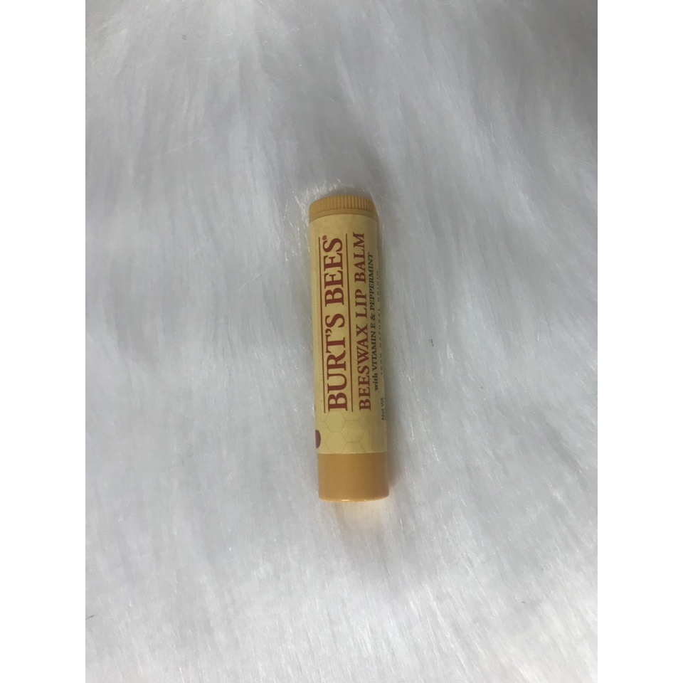 Son dưỡng môi thiên nhiên Burt’s Bees không màu dưỡng ẩm lâu và không thâm môi - Natural Lip Balm Burts Bee