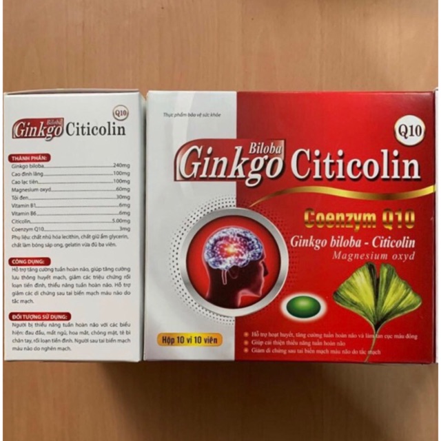 Ginkgo Biloba 240mg Bổ não, tăng cường tuần hoàn máu