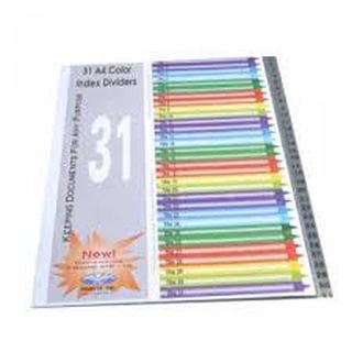 PHÂN TRANG NHỰA 31 SỐ