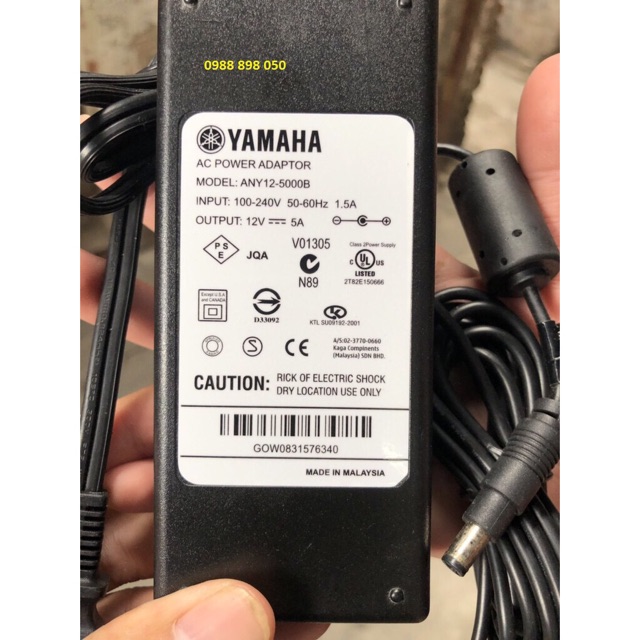 adapter đàn organ yamaha 12v và 16v