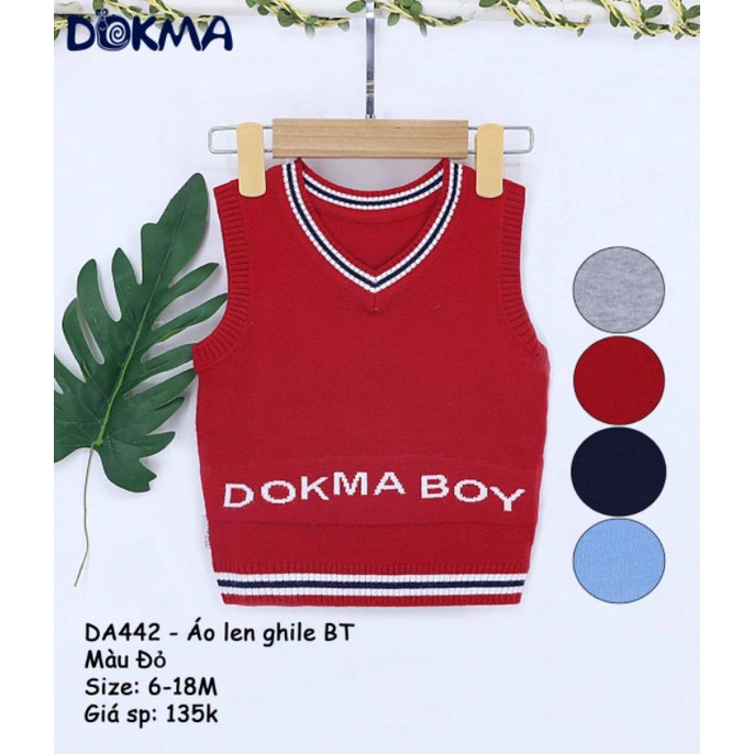 ÁO GHI LÊ BÉ TRAI DOKMA CHẤT LIỆU LEN LÔNG CỪU CAO CẤP