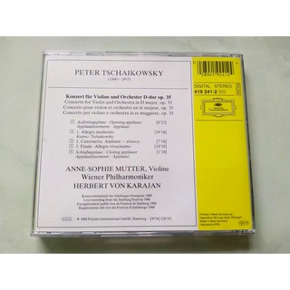 Anne-Sophie Mutter - Tchaikovsky: Violin Concerto (CD)