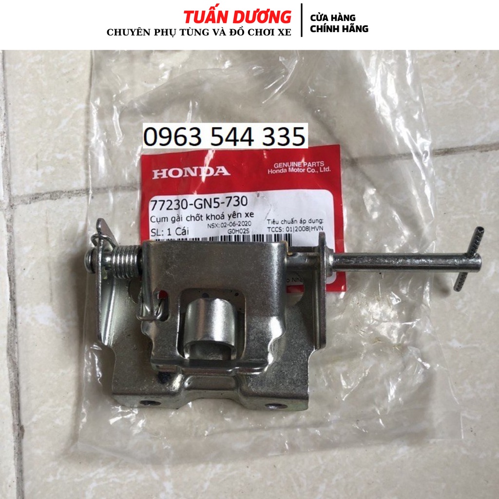 Bộ chốt khoá yên xe honda Dream hàng chính hãng cực kì chắc chắn