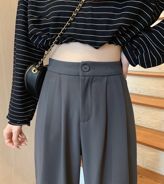 QUẦN BAGGY CÓ KHOÁ ỐNG CHÂN HÀNG QUẢNG CHÂU
