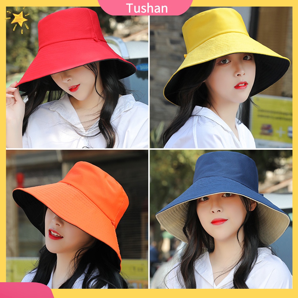 Mũ Bucket Nữ   Mặt Chống Tia Uv Thời Trang