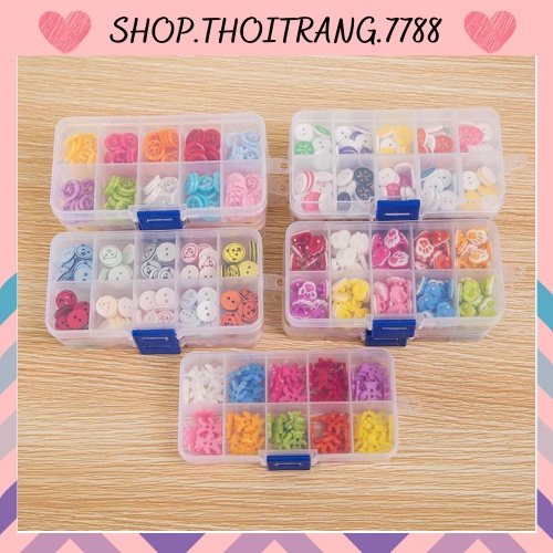 Hộp Đựng Trang Sức, Phụ Kiện 10-15 Ngăn Làm Bằng Nhựa Hình Chữ Nhật Chia Ngăn Có Thể Điều Chỉnh 1253