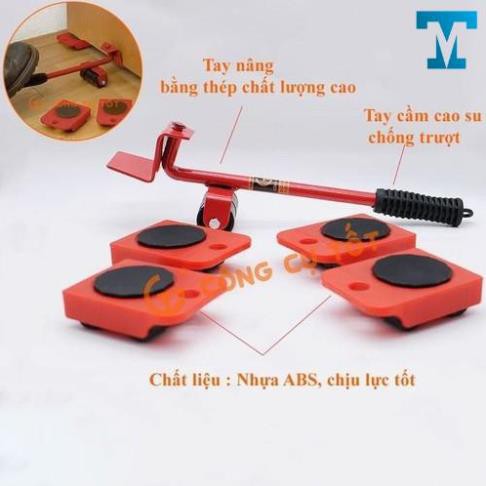 BỘ DỤNG CỤ HỖ TRỢ NANG VÀ DI CHUYỂN ĐỒ NẶNG ĐA NĂNG [SET 5 CHI TIẾT]