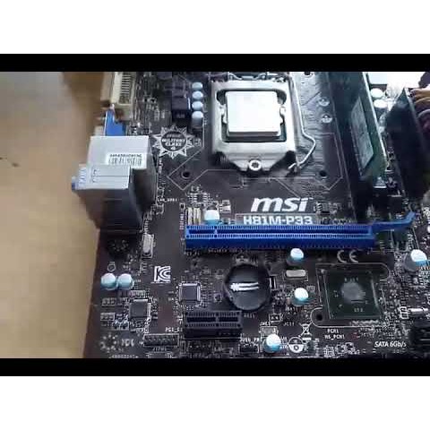 Mainboard MSI H81M-P33 hỗ trơ ép xung Main H81 MSI cũ