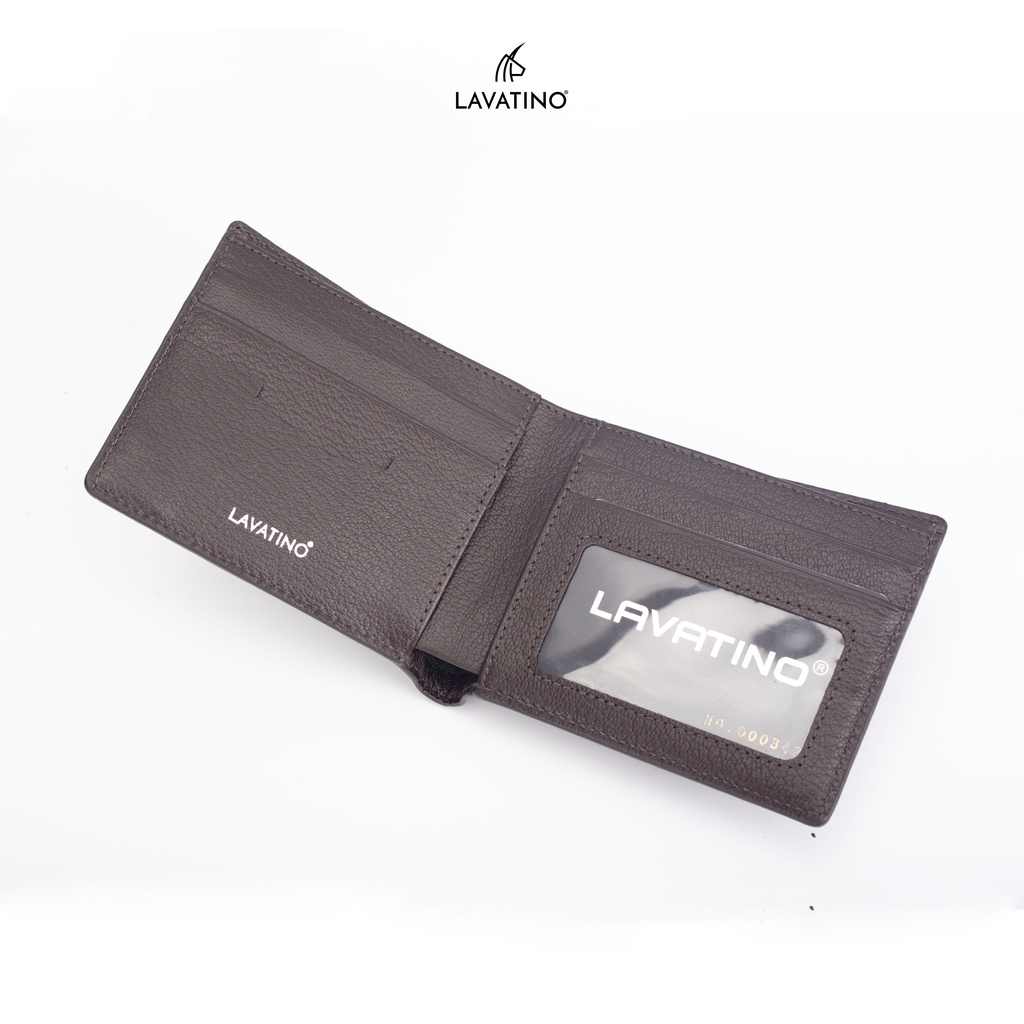 Ví da nam cao cấp kích thước Mini da bò thật - Lavatino Ví FOCA 35 - Kèm full Box làm quà tặng ý nghĩa