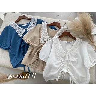 Áo Sơ Mi Nữ Croptop❤️FREESHIP❤️Áo Sơ Mi Nữ Dáng Ngắn Chất Mềm Mát Thấm Hút Mồ Hôi nana store hn