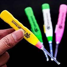 Dụng vụ vệ sinh tai, lấy ráy tai có đèn Led,  - dùng pin