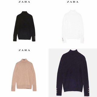 Áo len cổ lọ zara xuất