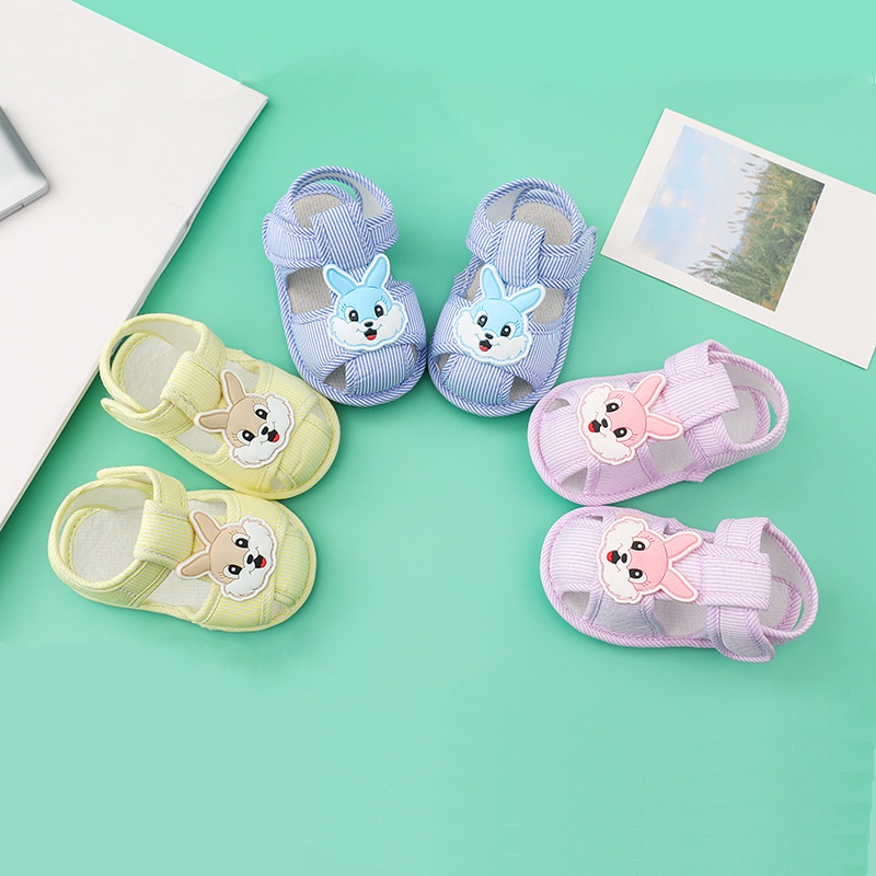 Giày sandal đế mềm chống trượt thoải mái cho bé 0-12 tháng tuổi
