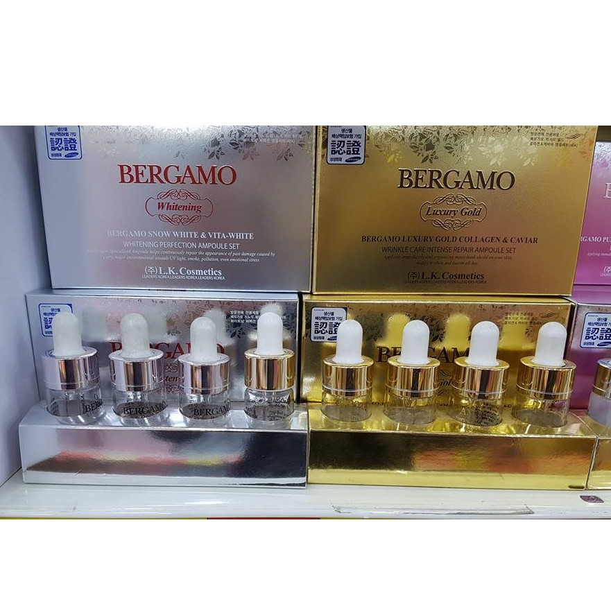 Serum Bergamo Luxury Gold Collagen & Caviar 13ml Hàn Quốc 4 Lọ | BigBuy360 - bigbuy360.vn