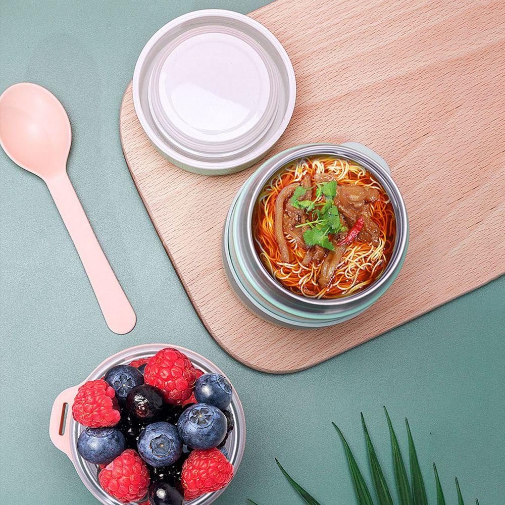 Hộp Đựng Thức Ăn Trưa Cách Nhiệt Chống Rò Rỉ Thời Trang Kèm Muỗng