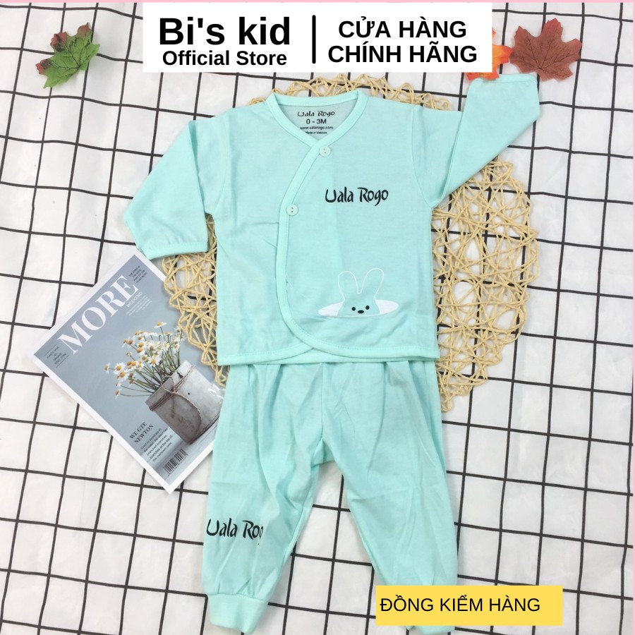 Quần áo trẻ emFREESHIPQuần áo sơ sinh Uala chất cotton mềm,không xù, thấm hút mồ hôi | Size từ 3-9kg| | Dài tay |