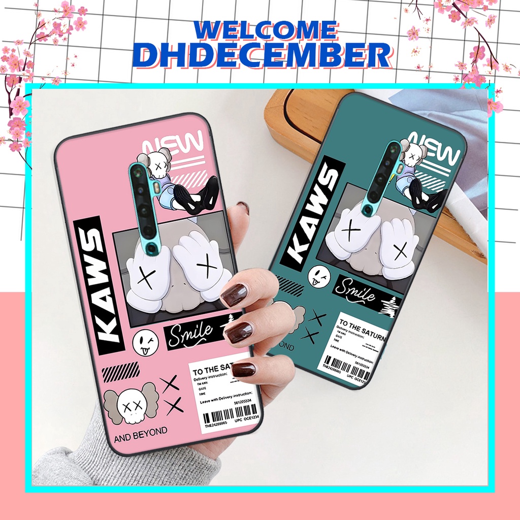 Ốp lưng Oppo RENO 2 / 2F / 2Z in hình gấu K@ws, gấu nâu, dor@emon RẺ- ĐẸP- BỀN