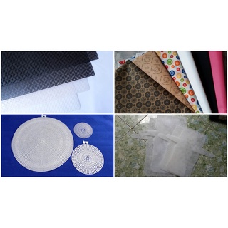 Lining sewing bag, plastic canvas | Canvas phụ kiện túi ví móc len, vải lót giỏ | Len sợi Bonitamade