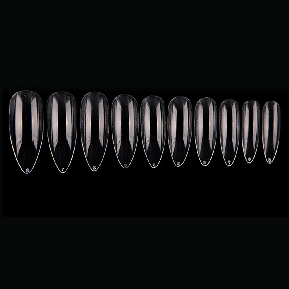 [Hàng mới về] Set 100 móng tay giả dài che phủ toàn diện 3 màu sắc