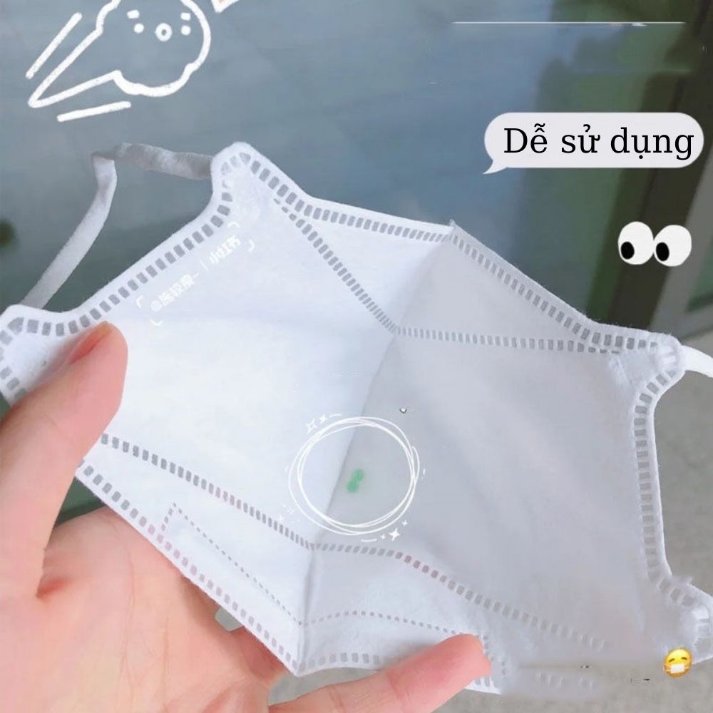 Khử mùi thơm mát với 100 hạt tinh dầu cho nhiều loại khẩu trang y tế, 3D,khẩu trang wakamono, KF94,N95