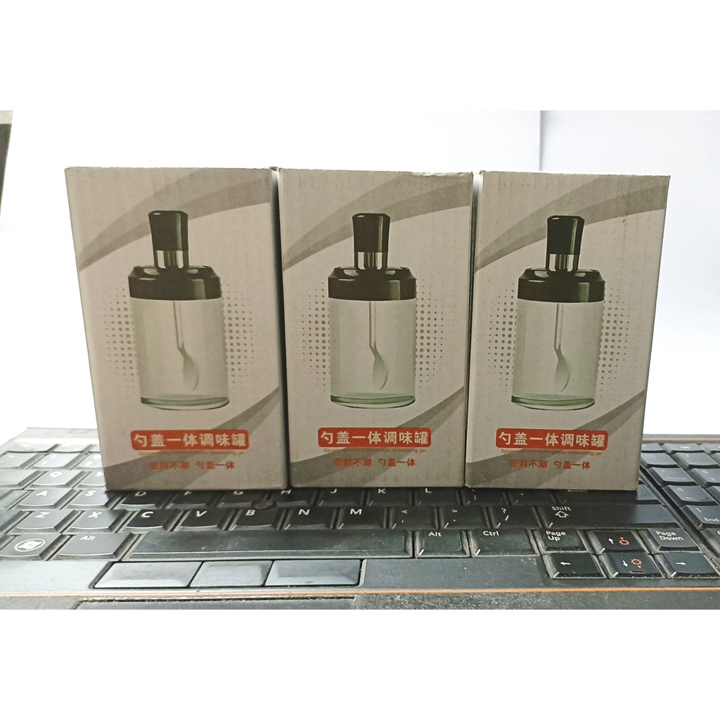combo 3 hủ đựng gia vị thủy tinh