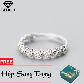 Nhẫn Nữ Hoa Xuyến Chi S925 N14 FREESIZE