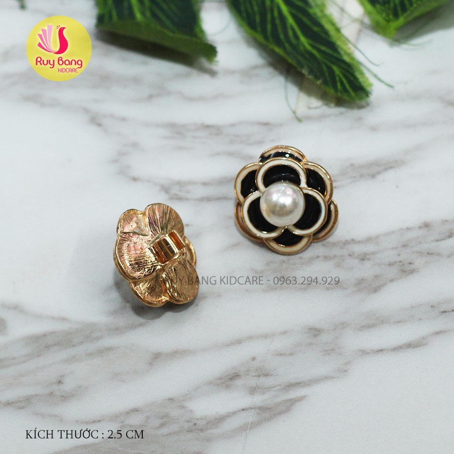Charm mạ kim đính đá nguyên liệu dùng gắn bờm/cài đính đá, dây buộc tóc phong cách Hàn Quốc - link 5