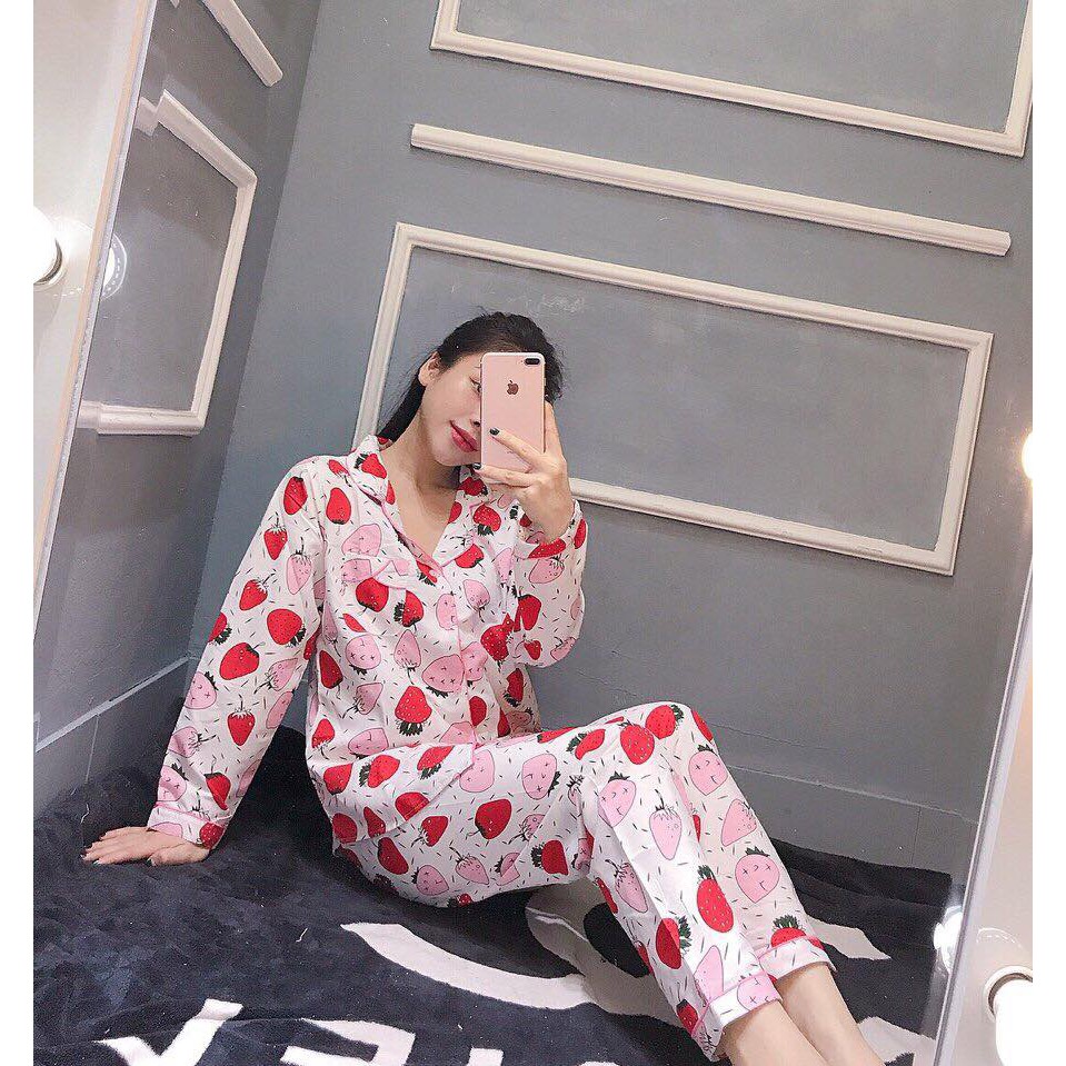 THANH LÝ | Đồ Bộ Mặc Nhà "Quần dài" Pijama Kate Thái - Dưới 58kg